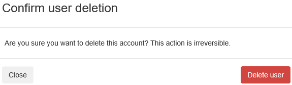 User Management (Local Authority)
